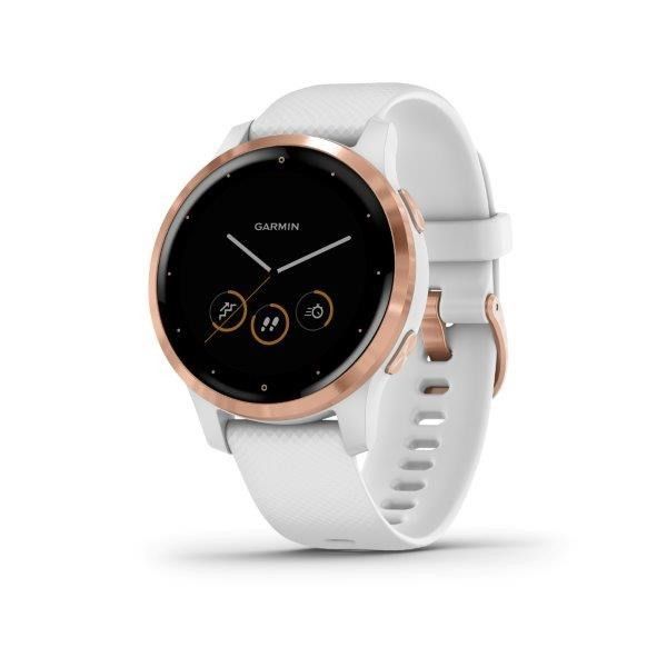 Garmin vívoactive4S RoseGold, White Band