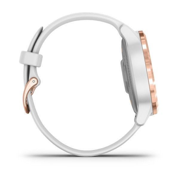 Garmin vívoactive4S RoseGold, White Band