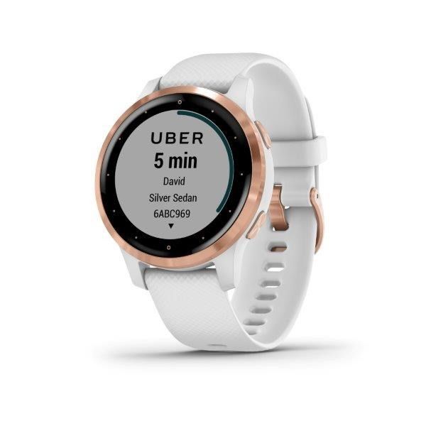 Garmin vívoactive4S RoseGold, White Band