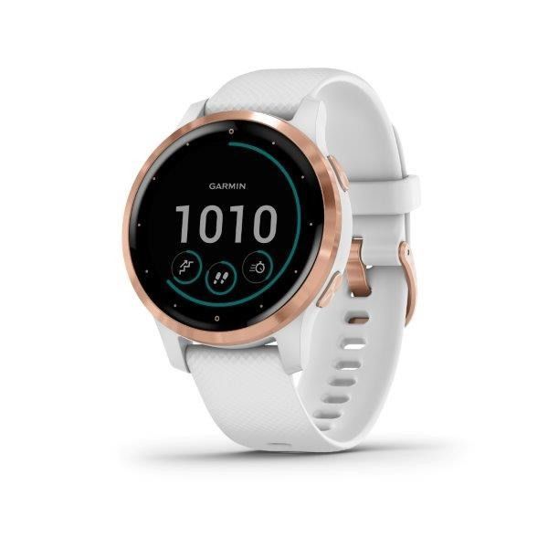 Garmin vívoactive4S RoseGold, White Band