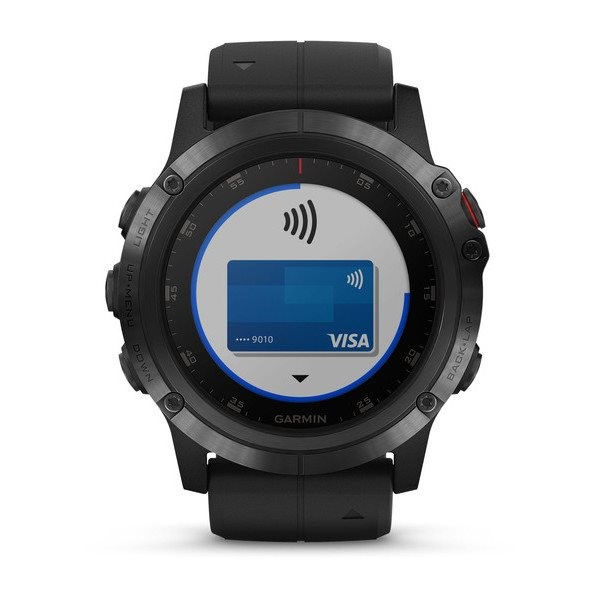 Garmin fenix5X Plus Sapphire Black PRO, Black Band