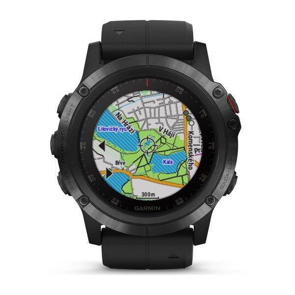 Garmin fenix5X Plus Sapphire Black PRO, Black Band