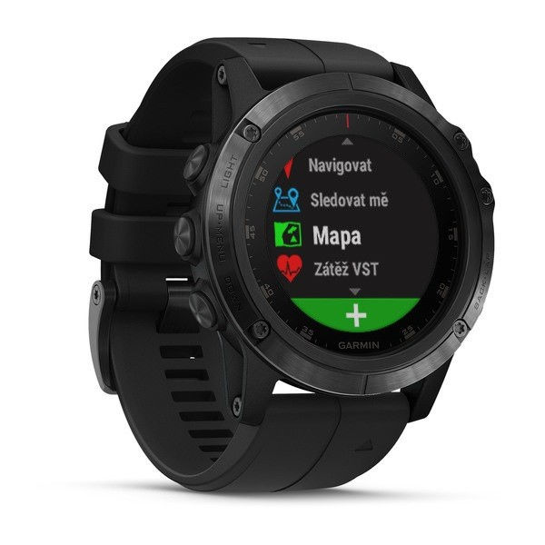 Garmin fenix5X Plus Sapphire Black PRO, Black Band