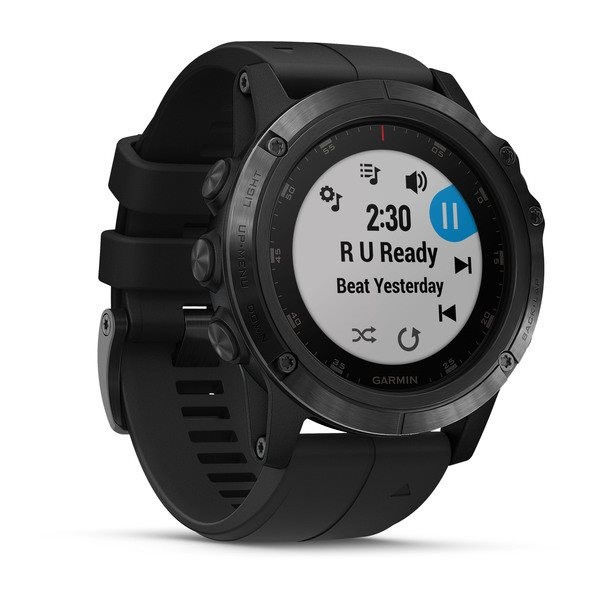 Garmin fenix5X Plus Sapphire Black PRO, Black Band
