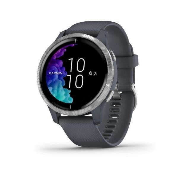Garmin Venu Silver / Blue Band