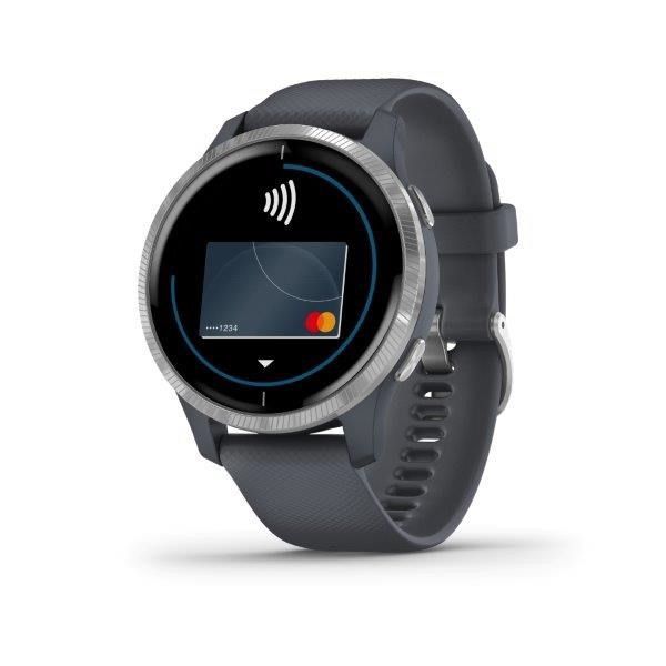Garmin Venu Silver / Blue Band