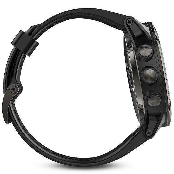 Garmin fenix5X Sapphire Gray Optic, Black band