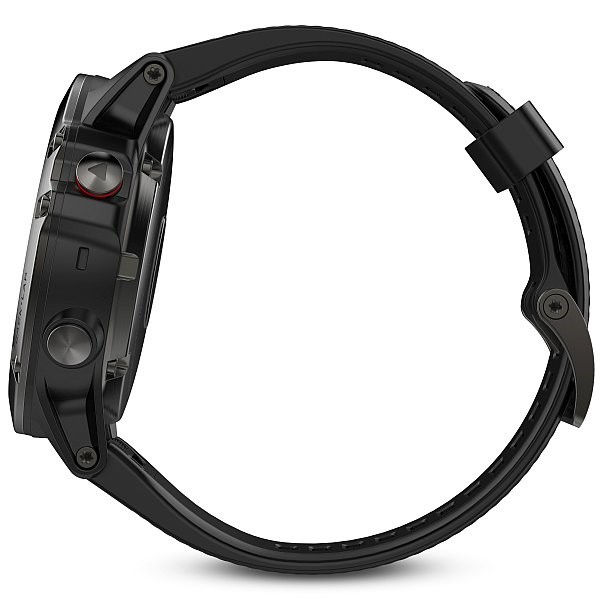 Garmin fenix5X Sapphire Gray Optic, Black band
