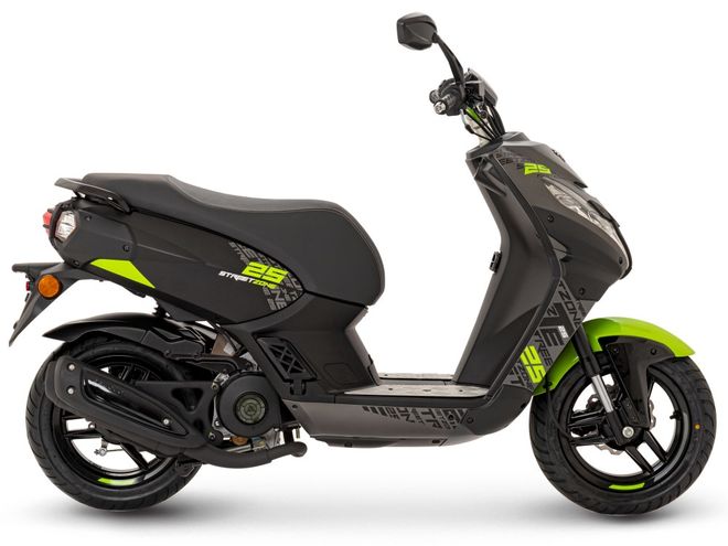 Skútr Peugeot Streetzone 50i 4T Naked 10'' / Fluo Apple Green
