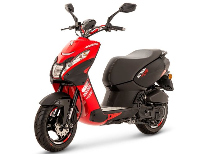 Skútr Peugeot Streetzone 50i 4T 10'' / Flat6 Red