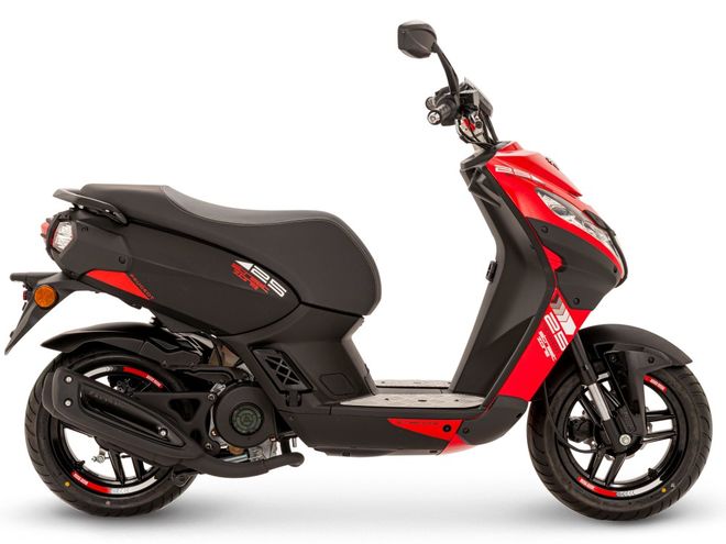 Skútr Peugeot Streetzone 50i 4T 10'' / Flat6 Red