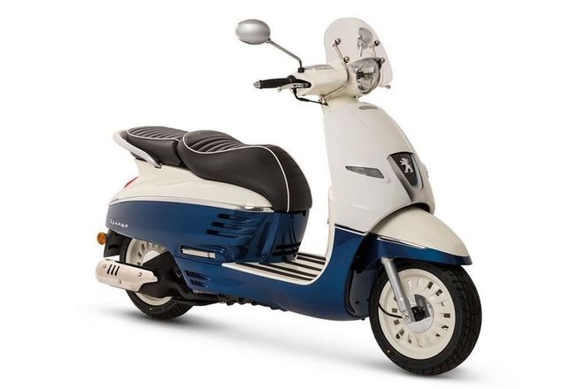 Skútr Peugeot Django 125i Standard - Blue / Milky White Skútr Peugeot Django 125i Standard - Blue / Milky White