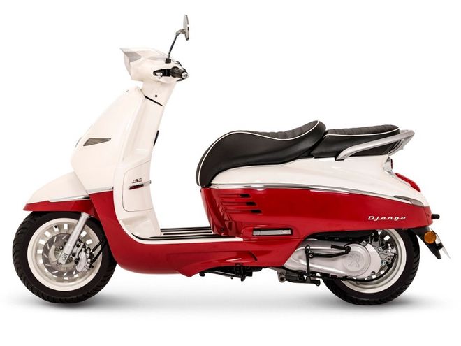 Peugeot Django 125i Standard - Dragon Red + HELMA ZDARMA Peugeot Django 125i Standard - Dragon Red + HELMA ZDARMA