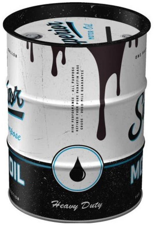 Plechová pokladnička BMW SUPERIOR MOTOR OIL