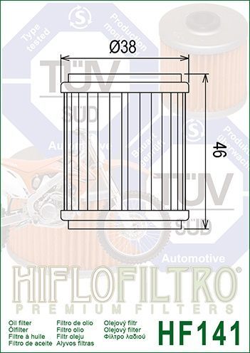 Olejový Filtr Hiflo Filtro HF 141