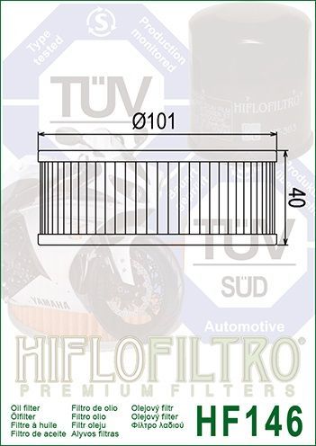 Olejový Filtr Hiflo Filtro HF 146