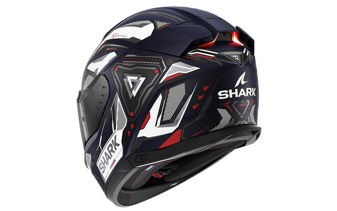 Helma Shark Skwal 3 Linik mat, BWR Helma Shark Skwal 3 Linik mat, BWR