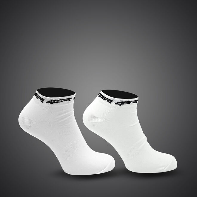 Ponožky 4SR Logo kotníkové kompresní bílé
