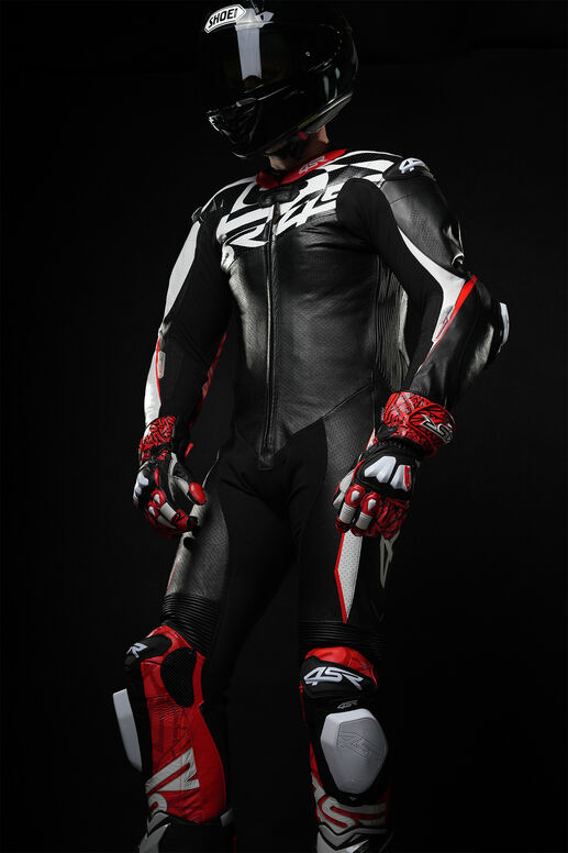 Kombinéza 4SR Racing Ultra Light Pista AR z klokaní kůže 