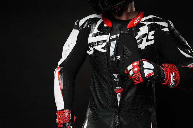 Kombinéza 4SR Racing Ultra Light Pista AR z klokaní kůže 