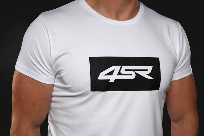 Tričko 4SR Logo Carbon White Tričko 4SR Logo Carbon White