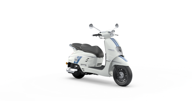 Peugeot Django 125i  Sport - Milky White + HELMA ZDARMA Peugeot Django 125i  Sport - Milky White + HELMA ZDARMA