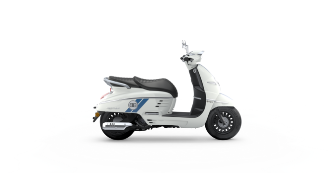 Peugeot Django 125i  Sport - Milky White + HELMA ZDARMA Peugeot Django 125i  Sport - Milky White + HELMA ZDARMA