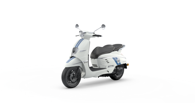 Peugeot Django 125i  Sport - Milky White + HELMA ZDARMA Peugeot Django 125i  Sport - Milky White + HELMA ZDARMA
