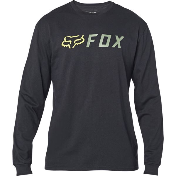 Tričko FOX Apex Ls Tee dlouhý rukáv / černé