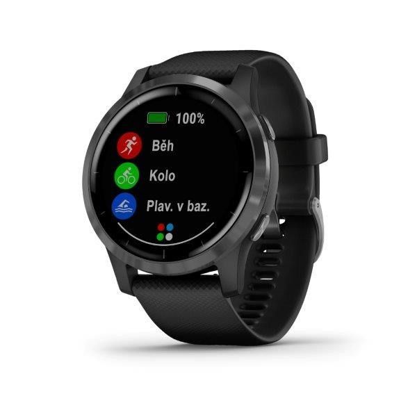 Garmin vívoactive4 Gray, Black Band