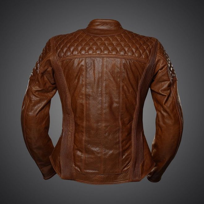 Bunda 4SR Scrambler Lady Cognac