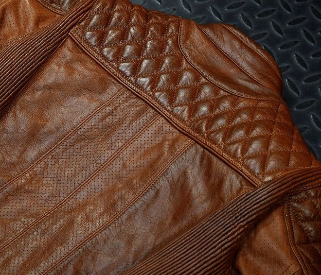 Bunda 4SR Scrambler Lady Cognac