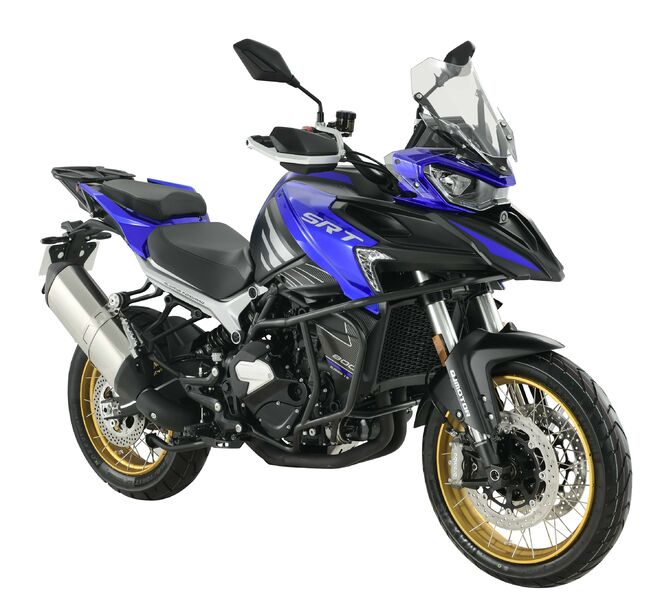 Motocykl QJMOTOR SRT 800SX - modrá