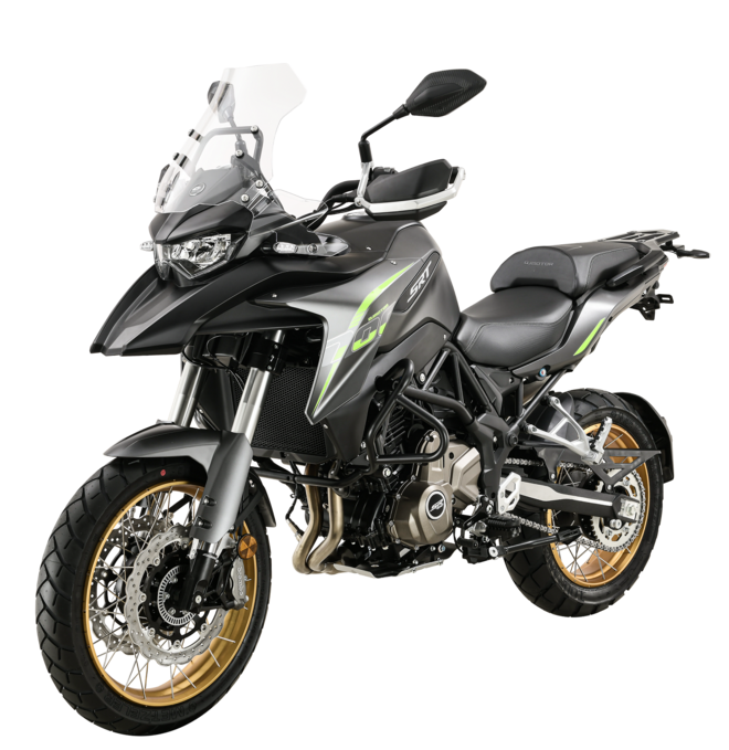 Motocykl QJMOTOR SRT 700X - tmavě šedá