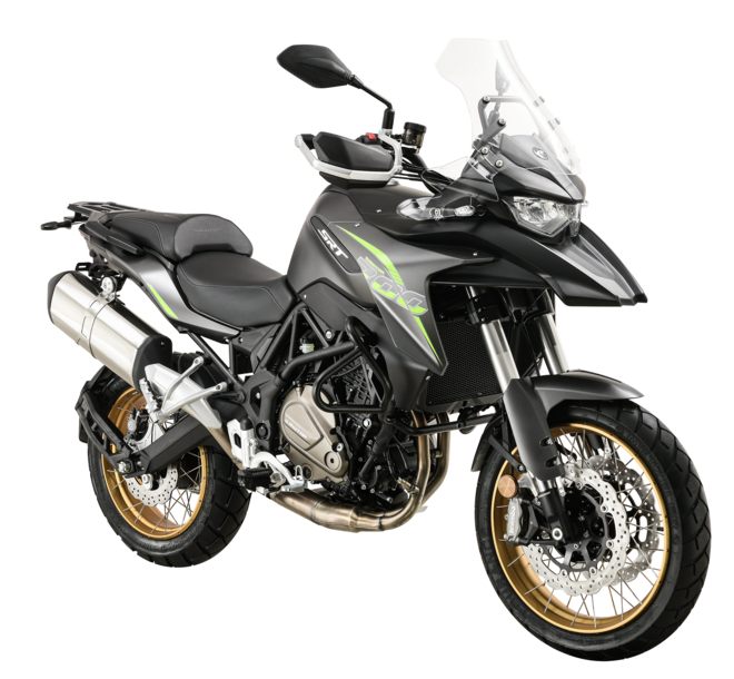 Motocykl QJMOTOR SRT 700X - tmavě šedá