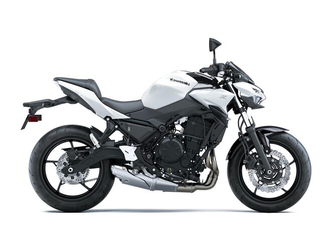 Motocykl Kawasaki Z650 bílá / 2026