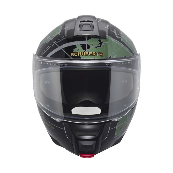 Helma Schuberth C5 Globe Green Helma Schuberth C5 Globe Green