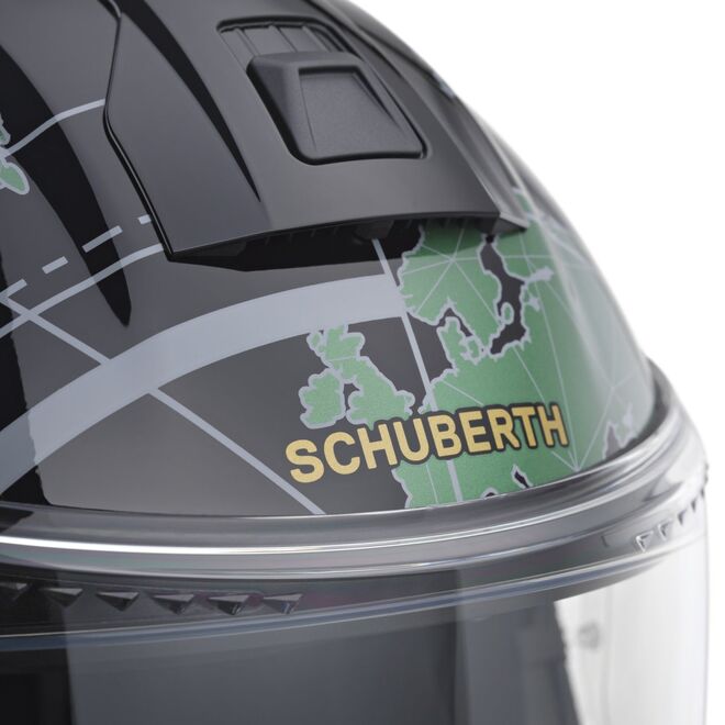 Helma Schuberth C5 Globe Green Helma Schuberth C5 Globe Green
