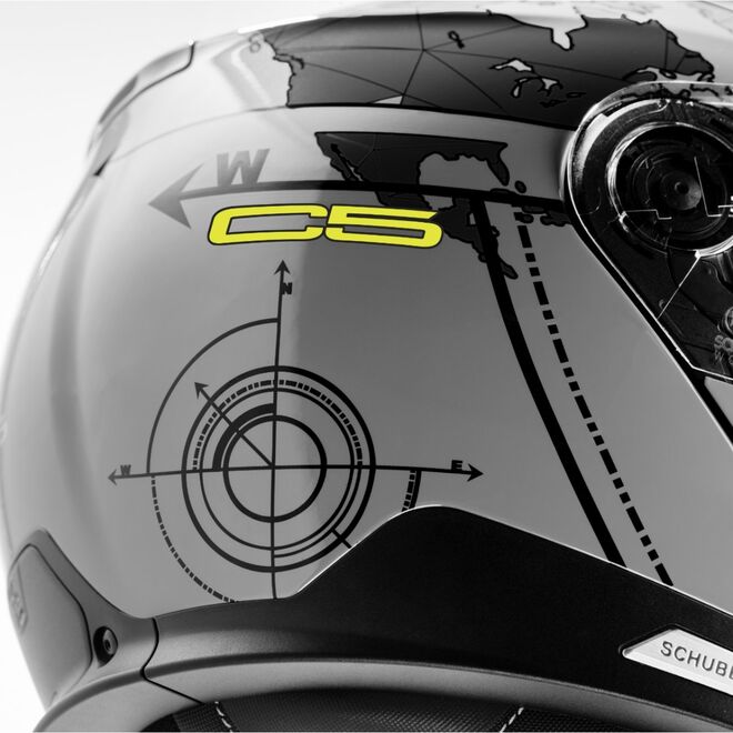 Helma Schuberth C5 Globe Grey Helma Schuberth C5 Globe Grey