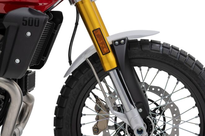 Motocykl Fantic Caballero 500 Scrambler - červená / 2025 Motocykl Fantic Caballero 500 Scrambler - červená / 2025