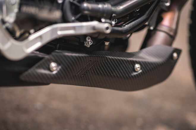 Motocykl Fantic Caballero 700 Scrambler - červená / 2025