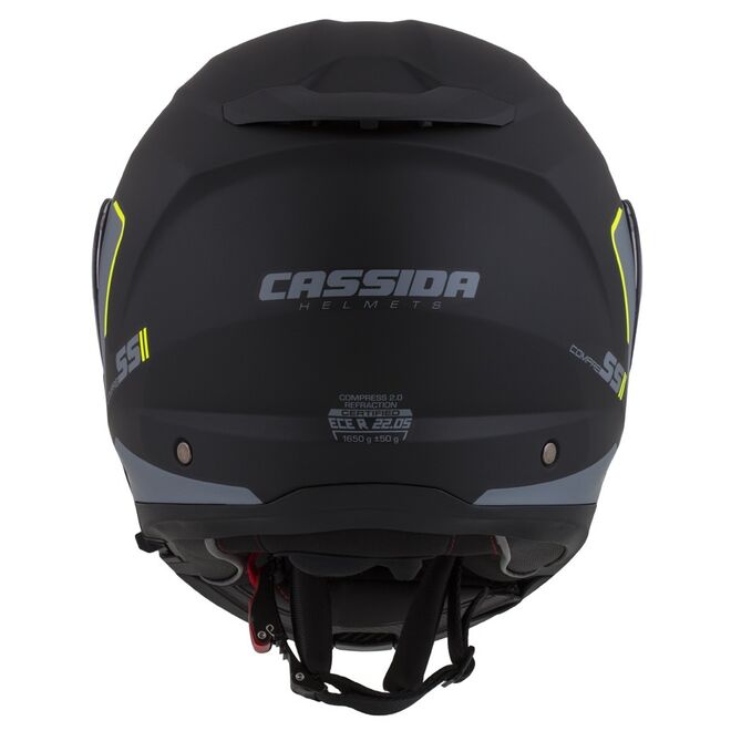 Helma Cassida Compress 2.0 Refraction černá matná-šedá-žlutá fluo