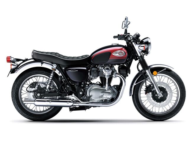 Motocykl Kawasaki W800 červená / 2024 Motocykl Kawasaki W800 červená / 2024