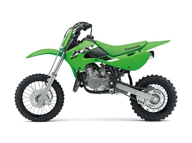 Motocykl Kawasaki KX65 zelená / 2025 Motocykl Kawasaki KX65 zelená / 2025