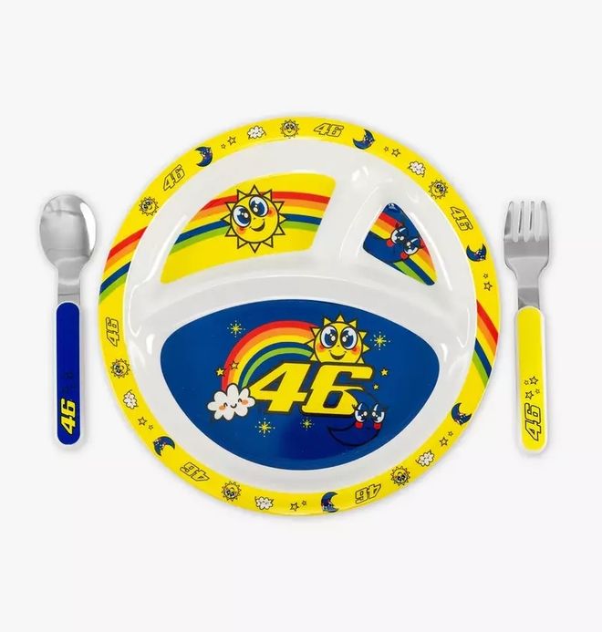 Dětská jídelní sada Valentino Rossi Sun&Moon 433003 Dětská jídelní sada Valentino Rossi Sun&Moon 433003