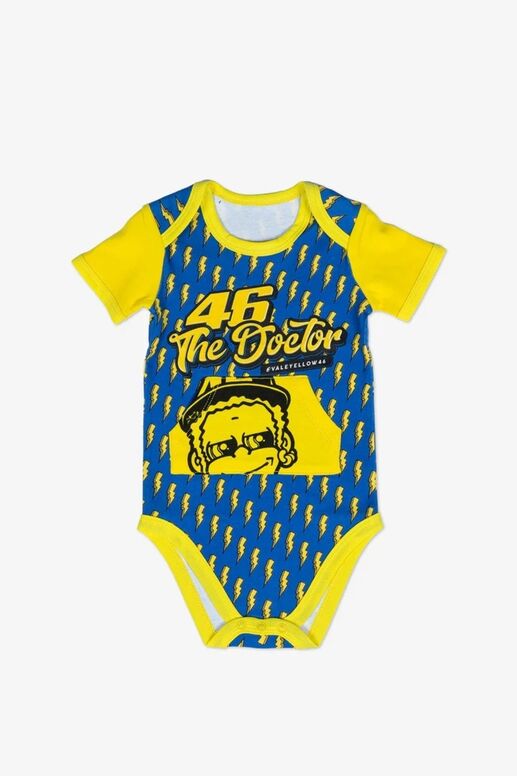 Dětské body VR46 VALEYELLOW žluto/modré 505003 Dětské body VR46 VALEYELLOW žluto/modré 505003