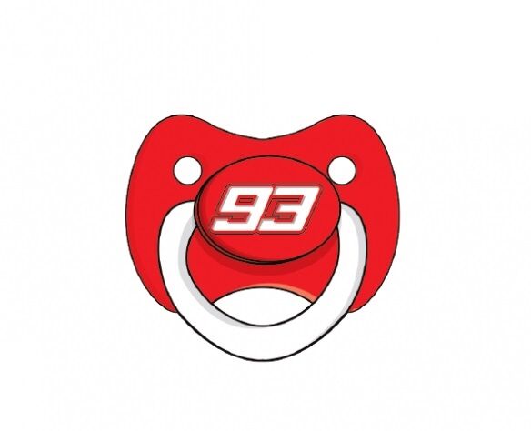 Dětský dudlík MARC MARQUEZ červený 20 53017