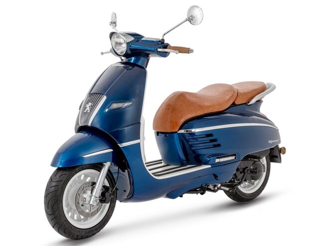 Skútr Peugeot Django 125i Standard - Deep Ocean Blue Skútr Peugeot Django 125i Standard - Deep Ocean Blue