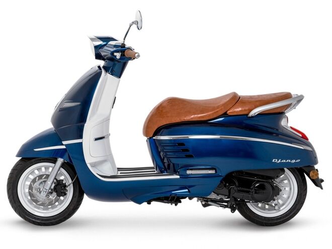 Skútr Peugeot Django 125i Standard - Deep Ocean Blue Skútr Peugeot Django 125i Standard - Deep Ocean Blue