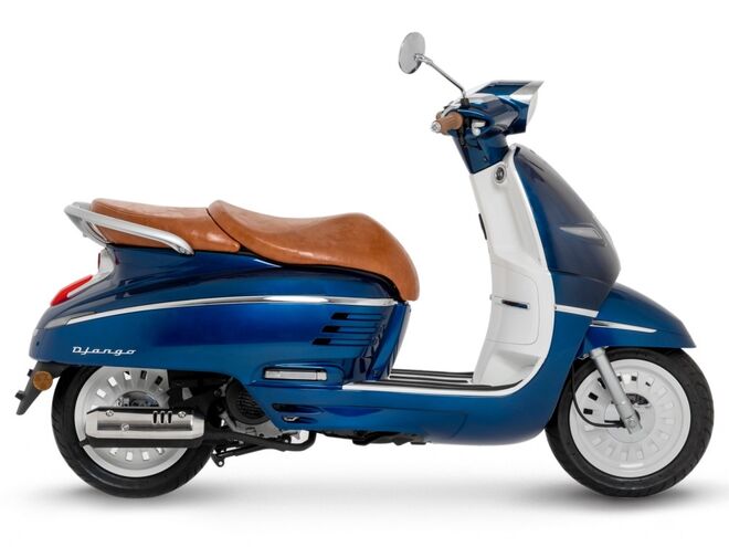 Skútr Peugeot Django 125i Standard - Deep Ocean Blue Skútr Peugeot Django 125i Standard - Deep Ocean Blue